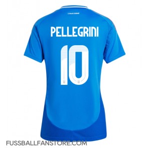 Italien Lorenzo Pellegrini #10 Replik Heimtrikot Damen EM 2024 Kurzarm